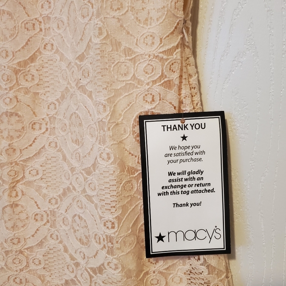 Sequin Hearts Peach Lace Dress - Picture 12 of 14